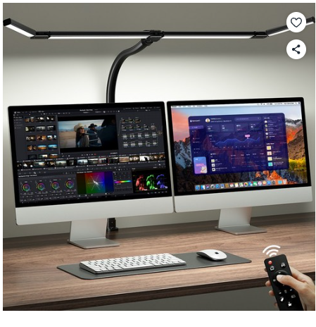ACMEZING 접이식 확장형 클립형 LED 와이드 스탠드